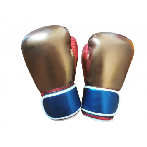 Wholesale Glitter PU Velcro Boxing Gloves 16 Ounce Martial Arts Academy Boxing Gloves