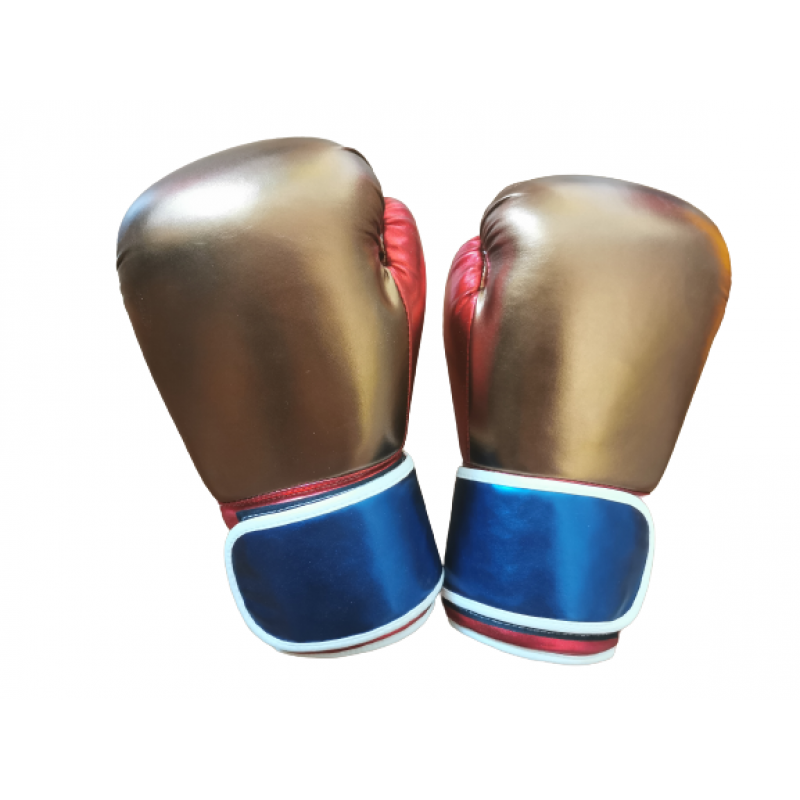 Wholesale Glitter PU Velcro Boxing Gloves 16 Ounce...