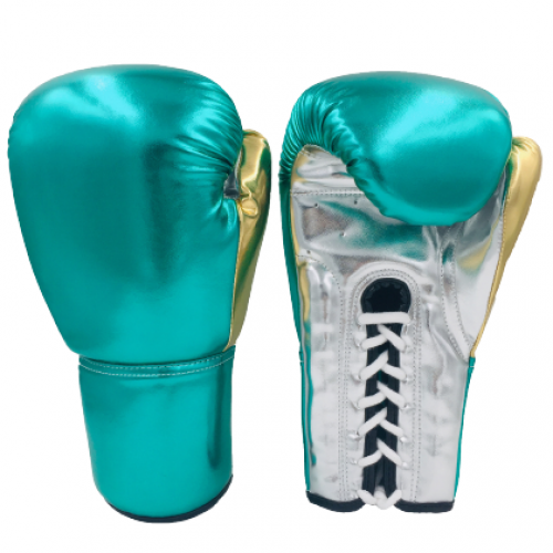 Factory Glitter Laced Boxing Gloves 